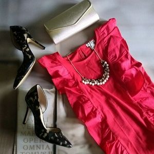 JCREW Ruffle Sleeveless Top